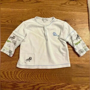 Kissy kissy baby boy shirt size 9-12 months